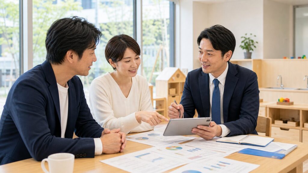 企業主導型保育の稼働率改善と譲渡条件を確認する会議